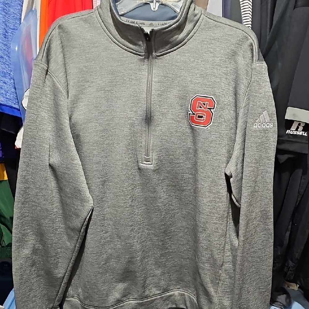 NC STATE University Adidas Gray Men's Sweater